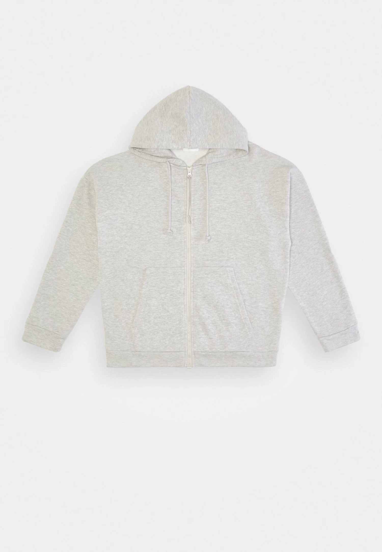 Even&Odd Sweater Met Rits - Mottled Grey 9 Even&Odd Sweater Met Rits - Mottled Grey - Afbeelding 7