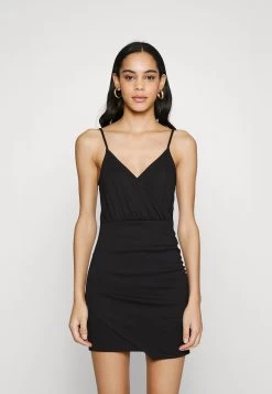 Even&Odd Strappy Warp Mini Bodycon Punto Dress - Etui-Jurk - Black 12 Even&Odd Strappy Warp Mini Bodycon Punto Dress - Etui-Jurk - Black -Even&Odd 0a6c94ce3fa545279a99298574f33c87