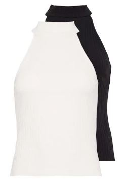 Even&Odd 2 Pack - Top - Off-White/Black