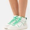 Even&Odd Sneakers Hoog - White/Green -Even&Odd 115ab80685f547fb8b0996f972ca9f79