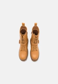 Enkellaarsjes Met Plateauzool - Cognac -Even&Odd 12b09722aba14ecc87d6ba9efbdcc018