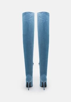 Even&Odd Overknee Laarzen - Blue -Even&Odd 159073888b324de0a4282aa899915ece