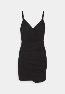 Even&Odd Strappy Warp Mini Bodycon Punto Dress - Etui-Jurk - Black 16 Even&Odd Strappy Warp Mini Bodycon Punto Dress - Etui-Jurk - Black -Even&Odd 1aeeda312fb442ac8b5f0195c9f35d52