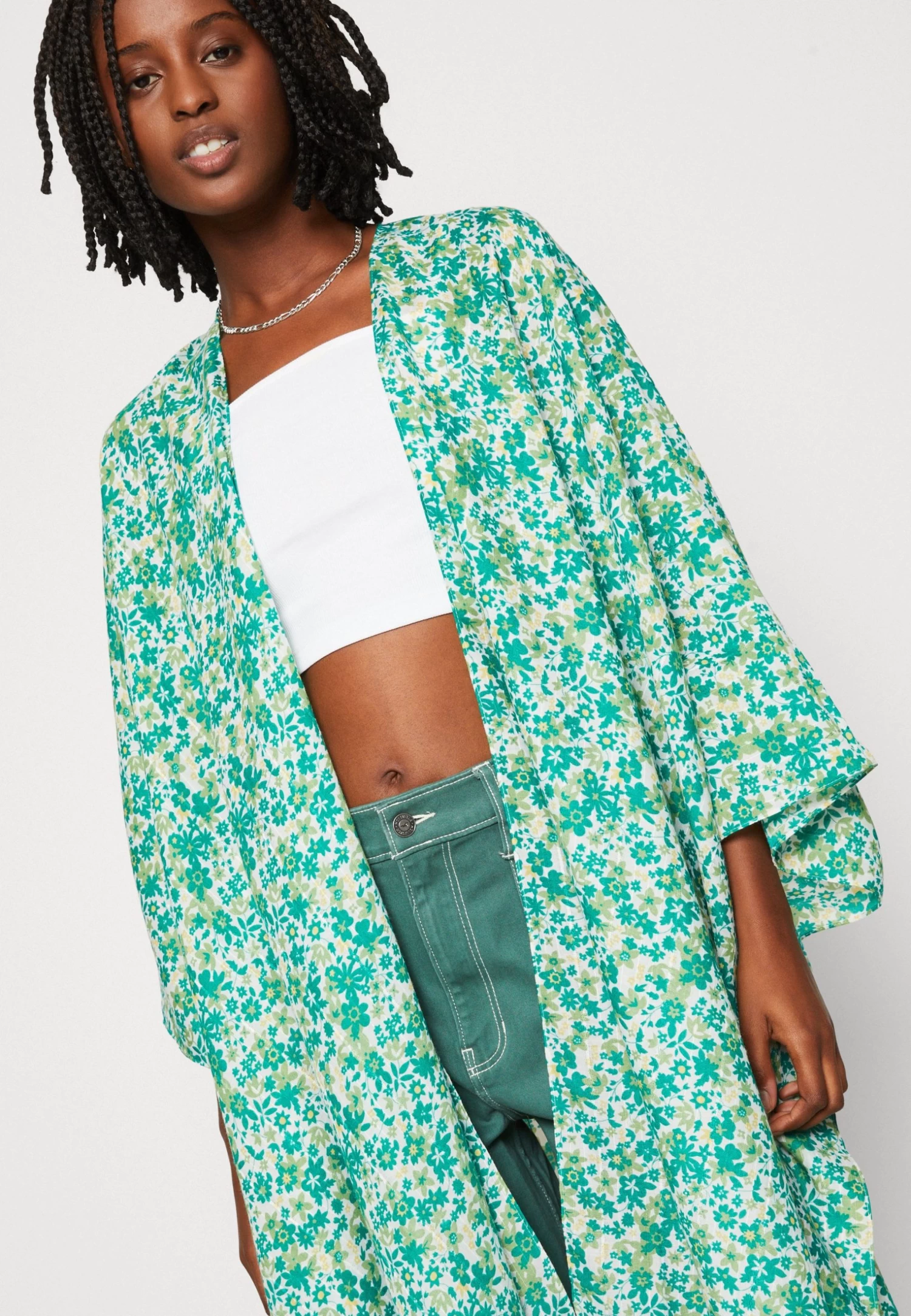 Even&Odd Lichte Jas - Green 6 Even&Odd Lichte Jas - Green - Afbeelding 4