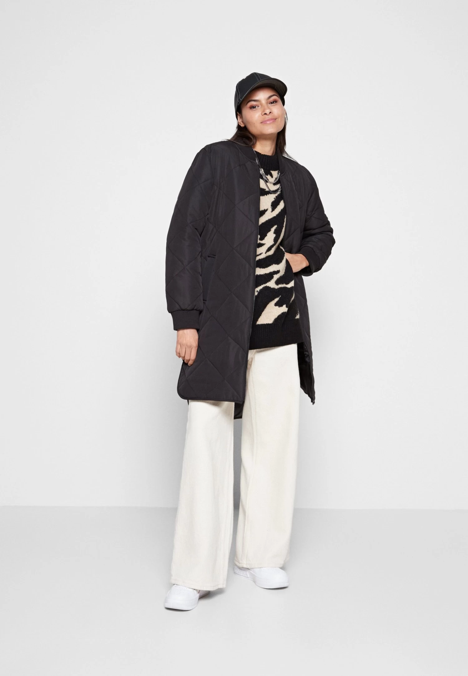 Even&Odd Winterjas - Black 4 Even&Odd Winterjas - Black - Afbeelding 2