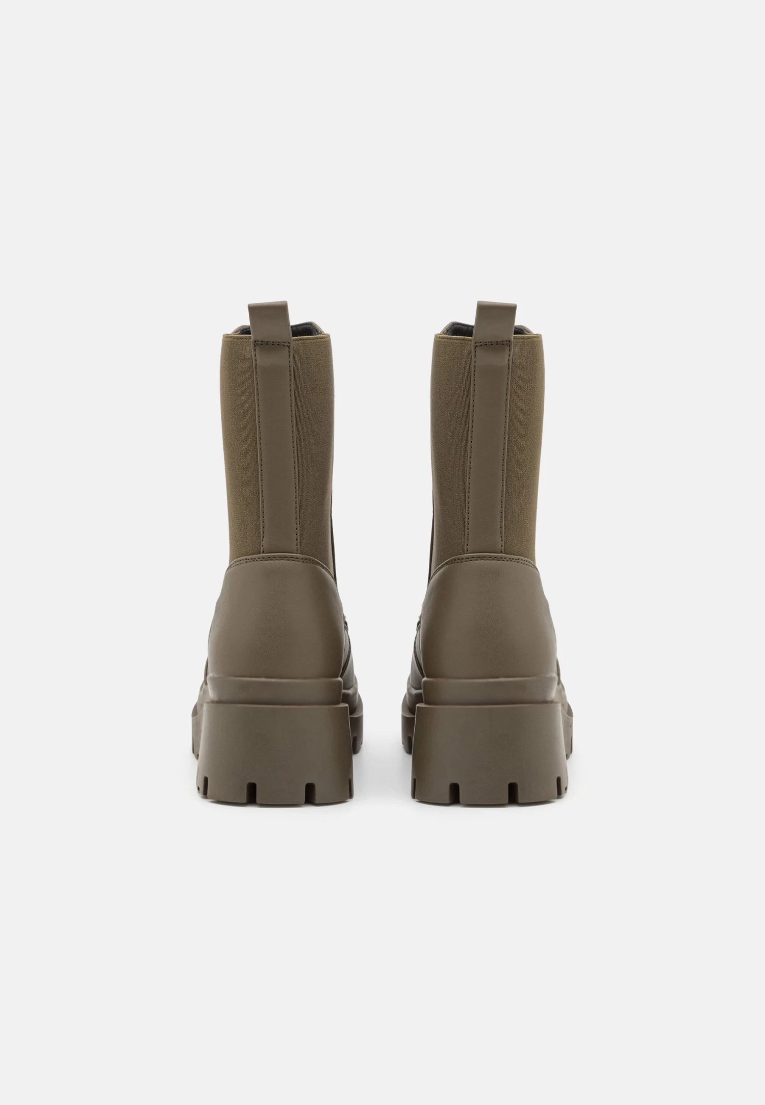 Even&Odd Enkellaarsjes Met Plateauzool - Khaki 6 Even&Odd Enkellaarsjes Met Plateauzool - Khaki - Afbeelding 4