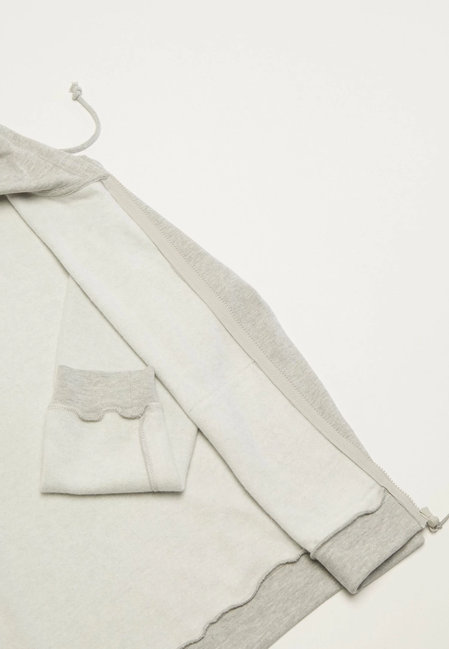 Even&Odd Sweater Met Rits - Mottled Grey 13 Even&Odd Sweater Met Rits - Mottled Grey - Afbeelding 11