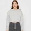 Even&Odd Hoodie - Mottled Light Grey