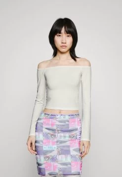 Even&Odd Longsleeve Shoulder DropWhite - Top - White