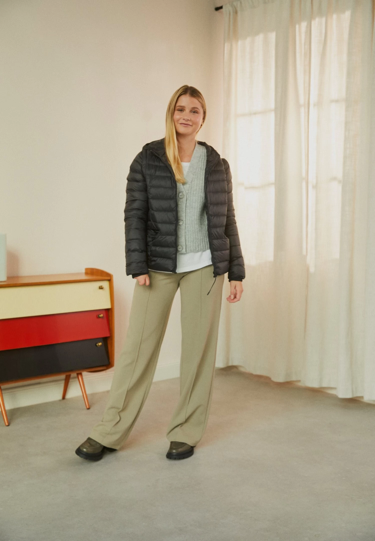 Even&Odd Gewatteerde Jas - Black 4 Even&Odd Gewatteerde Jas - Black - Afbeelding 2