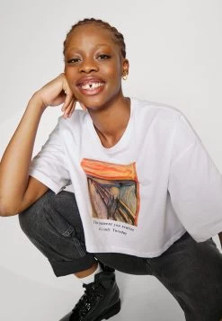 Even&Odd T-Shirt Print - White -Even&Odd 2af8435caa274c6d96d4ba65324e9d04