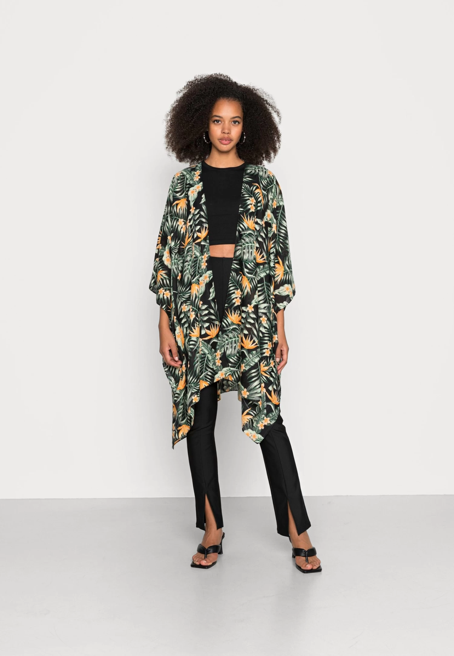 Even&Odd Lichte Jas - Black/Green/Yellow 3 Even&Odd Lichte Jas - Black/Green/Yellow