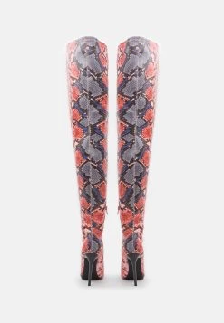 Even&Odd Laarzen Met Hoge Hak - Red -Even&Odd 2d00974ce2944276859bfcbbe25ba0ef