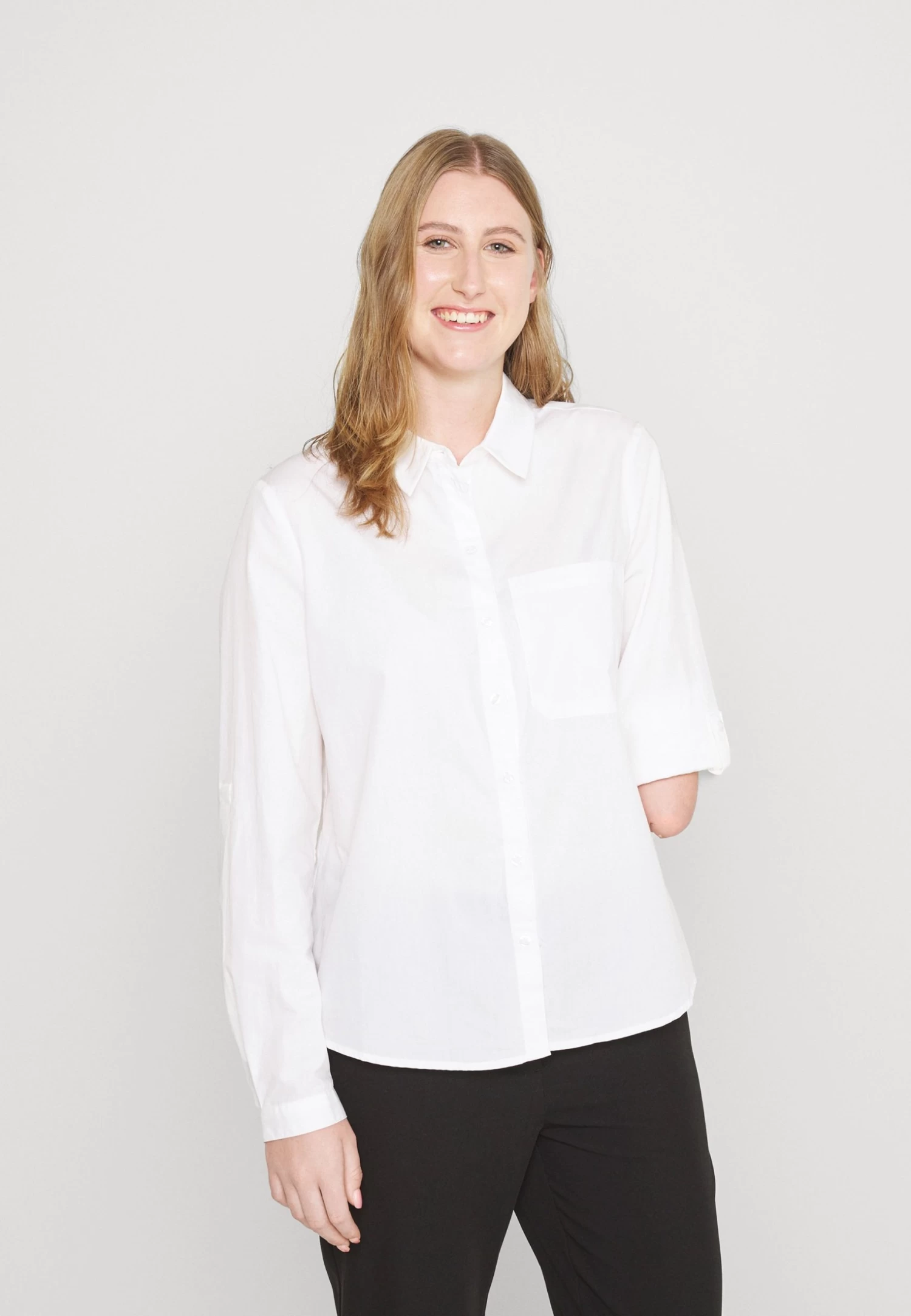 Even&Odd Blouse - White 5 Even&Odd Blouse - White - Afbeelding 3