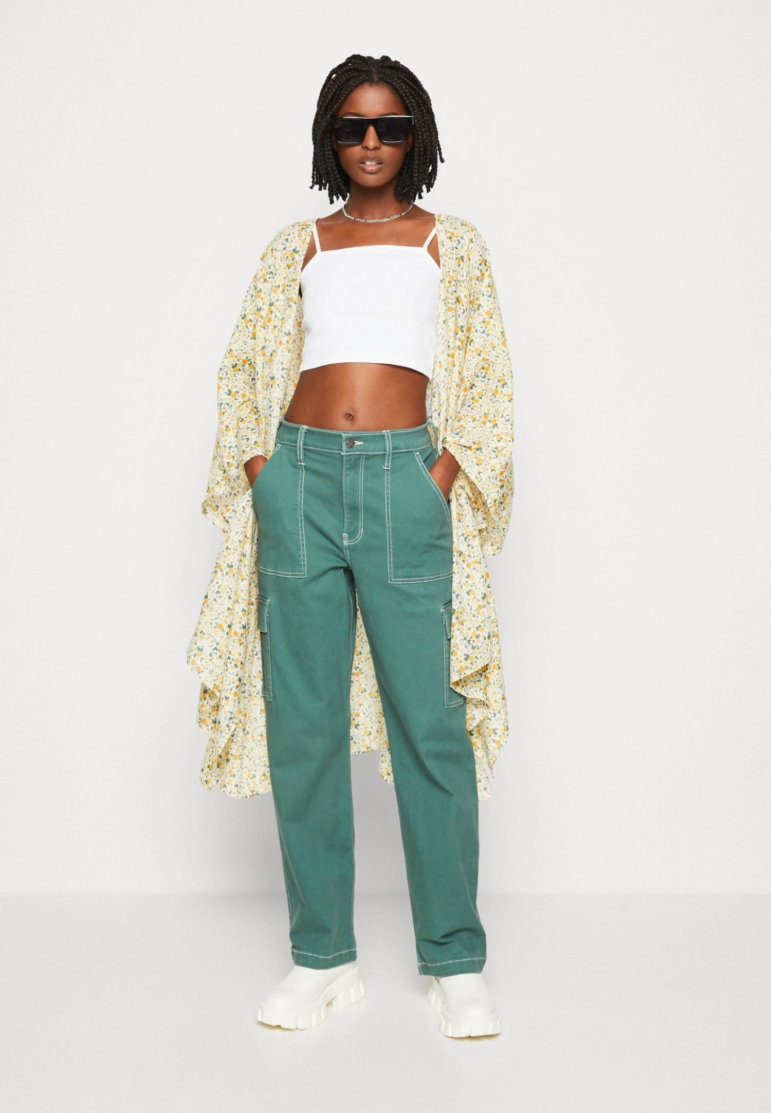 Even&Odd Lichte Jas - Yellow 4 Even&Odd Lichte Jas - Yellow - Afbeelding 2