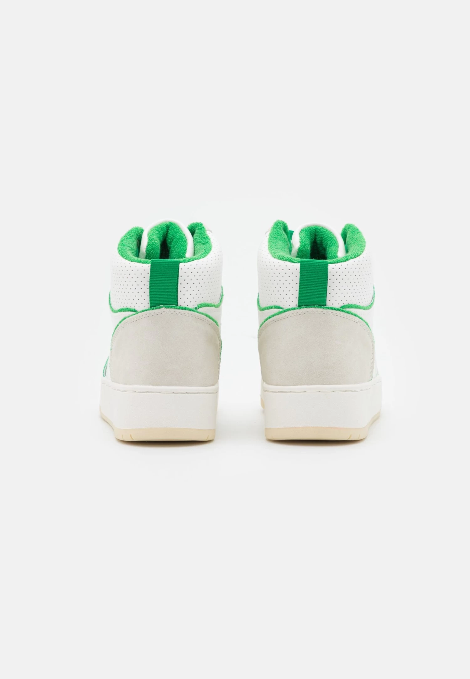 Even&Odd Sneakers Hoog - White/Green 6 Even&Odd Sneakers Hoog - White/Green - Afbeelding 4