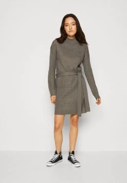 Even&Odd Loose High Neck Dress- Gebreide Jurk - Dark Grey 9 Even&Odd Loose High Neck Dress- Gebreide Jurk - Dark Grey -Even&Odd 38f56f6c81a340ef9e0d44e3a42dba4b