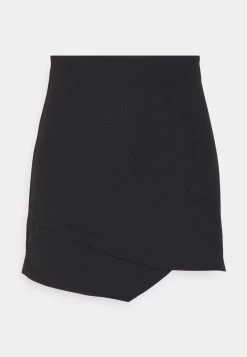 Gathered Mini Skirt- Minirok - Black -Even&Odd 4174f8de2b934e769d213c4c6e9925a9