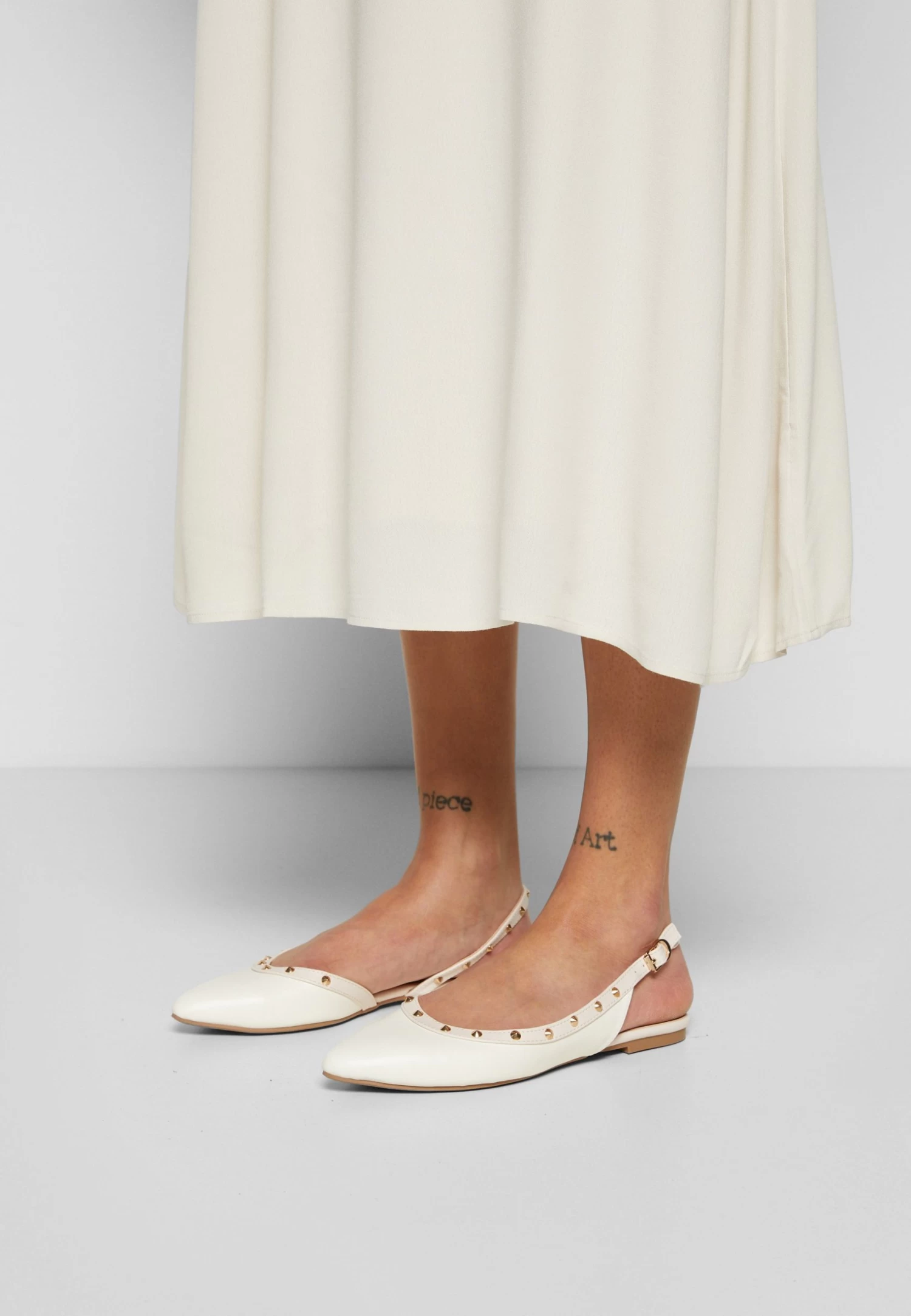 Even&Odd Slingback Ballerina´S - White 5 Even&Odd Slingback Ballerina´S - White - Afbeelding 3
