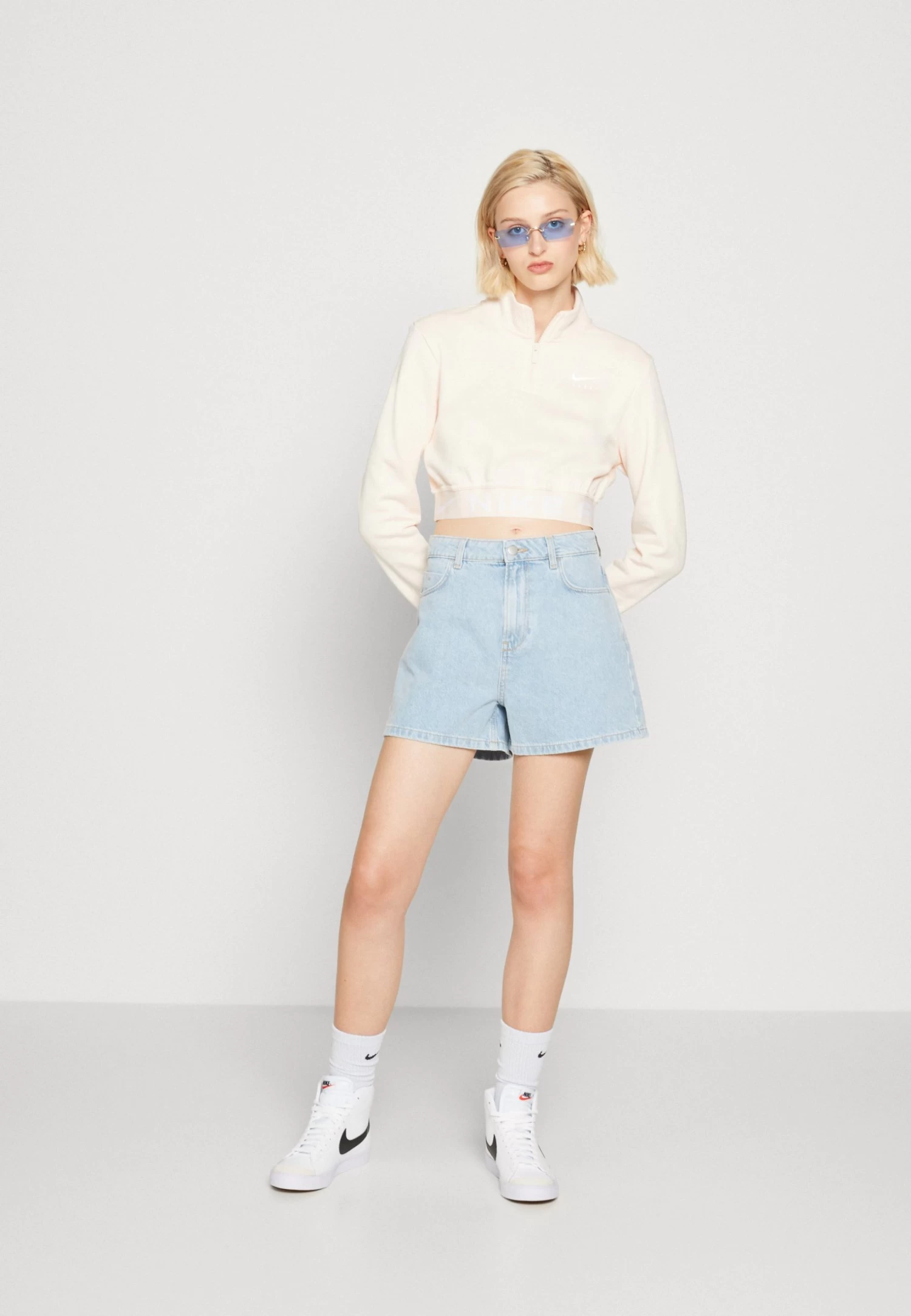 Even&Odd Jeansshort - Light Blue Denim 4 Even&Odd Jeansshort - Light Blue Denim - Afbeelding 2