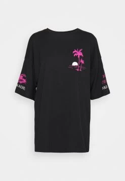 Even&Odd T-Shirt Print - Black -Even&Odd 4825ec26065b495f96fceb75019ed228