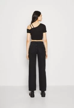 Even&Odd Relaxed Fit Jeans - Black Denim -Even&Odd 491db932c5c843bba417027e9da58a24