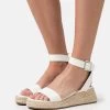 Even&Odd Sandalen Met Plateauzool - White