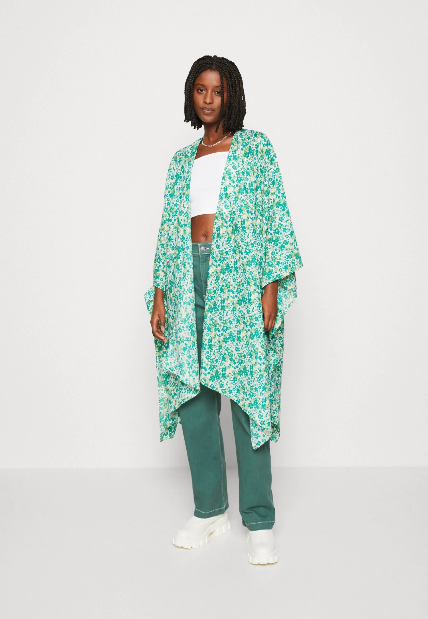 Even&Odd Lichte Jas - Green 3 Even&Odd Lichte Jas - Green