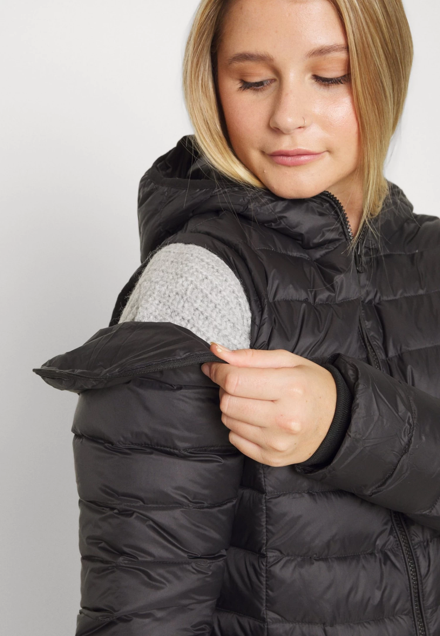 Even&Odd Gewatteerde Jas - Black 10 Even&Odd Gewatteerde Jas - Black - Afbeelding 8