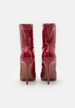 Even&Odd Enkellaarsjes Met Hoge Hak - Red -Even&Odd 582d87fd57b240cc8c93a03793e5f8b8