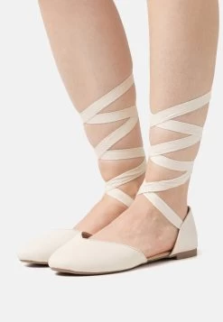 Even&Odd Ballerina'S Met Enkelbandjes - Beige