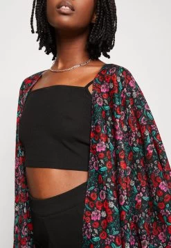 Even&Odd Floral - Lichte Jas - Red -Even&Odd 59d2fda17eaa4be692108583b0911039