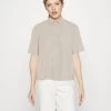Even&Odd Linen-Mix Button Down Blouse - Overhemdblouse - Beige -Even&Odd 5bb38458bd9b43fe942c3913b3fd161c