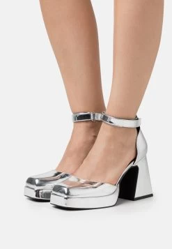 Even&Odd Plateaupumps - Silver-Coloured