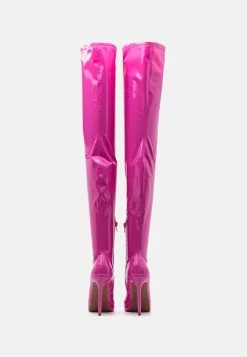 Even&Odd Laarzen Met Hoge Hak - Pink -Even&Odd 5ec2eb32539245ac982c50dfaf83a385