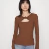 Even&Odd Longsleeve - Brown -Even&Odd 6cfcaf6b86a14e148385b7ddfec068bc