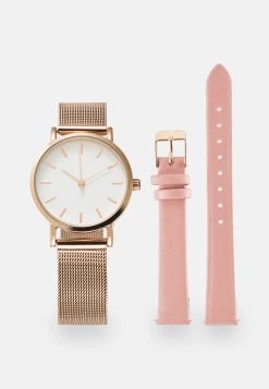 Even&Odd Set - Horloge - Rose Gold-Coloured/Pink