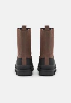 Enkellaarsjes Met Plateauzool - Dark Brown -Even&Odd 7590529aa6c24d1fb05eb4dc8b90a8d5