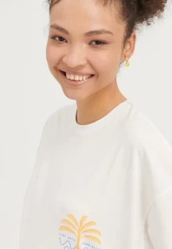 Even&Odd T-Shirt Print - Off-White -Even&Odd 7789e8ae039046e1b8d2adbb5fddbdff