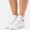 Even&Odd Love - Sneakers Hoog - White/Black -Even&Odd 7fadc350d4c5495fb356d9ee9c8fdc91