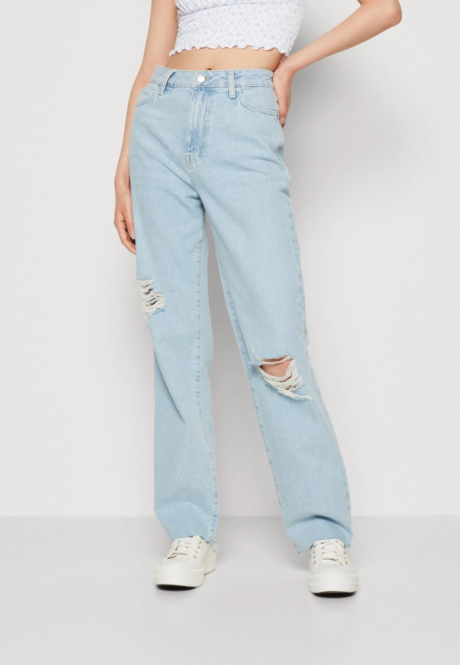 Even&Odd Relaxed Fit Jeans - Light Blue Denim 3 Even&Odd Relaxed Fit Jeans - Light Blue Denim