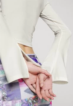 Even&Odd Longsleeve Shoulder DropWhite - Top - White -Even&Odd 902a828cd7b24299882b03f4413410f9