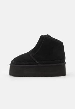 Even&Odd Leather - Korte Laarzen - Black -Even&Odd 90da591047ab4a4eaf15f144dd9c5eb0