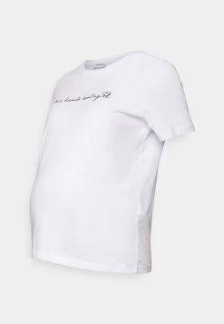 Hattie Two Hearts Beating- T-Shirt Print -White -Even&Odd 92e62d905d724c5ea5d987350cfcb5af