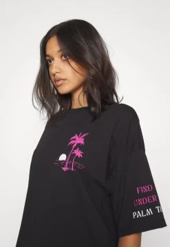 Even&Odd T-Shirt Print - Black -Even&Odd 93d650c4b8c74283b29ae88c6af73fa0