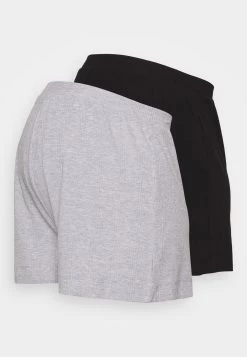 2 Pack- Shorts - Black/Light Grey -Even&Odd 9478b3c97f014505b71f9799dbc4a9a6