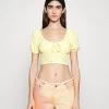 Even&Odd Romantic - Blouse - Light Yellow