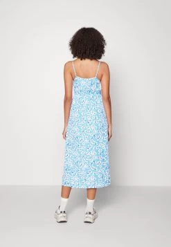 Midi Summer Dress- Jurk - Blue/White -Even&Odd 979caed7eb7748a38dfaf5fe980f1013