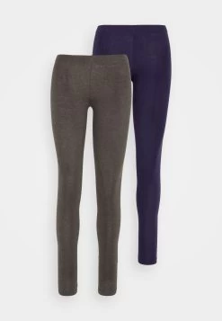 Even&Odd 2 Pack - Legging - Mottled Dark Grey/Dark Blue -Even&Odd 9a4daaa3a6ef4e9cac69a4947b62710b