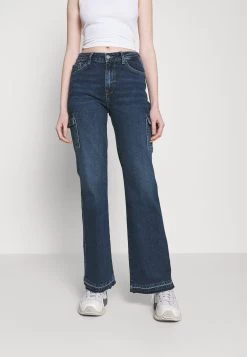 Even&Odd Cargo Kick Flare / 901 - Light Blue Denim - Cargobroek - 901 - Light Blue Denim